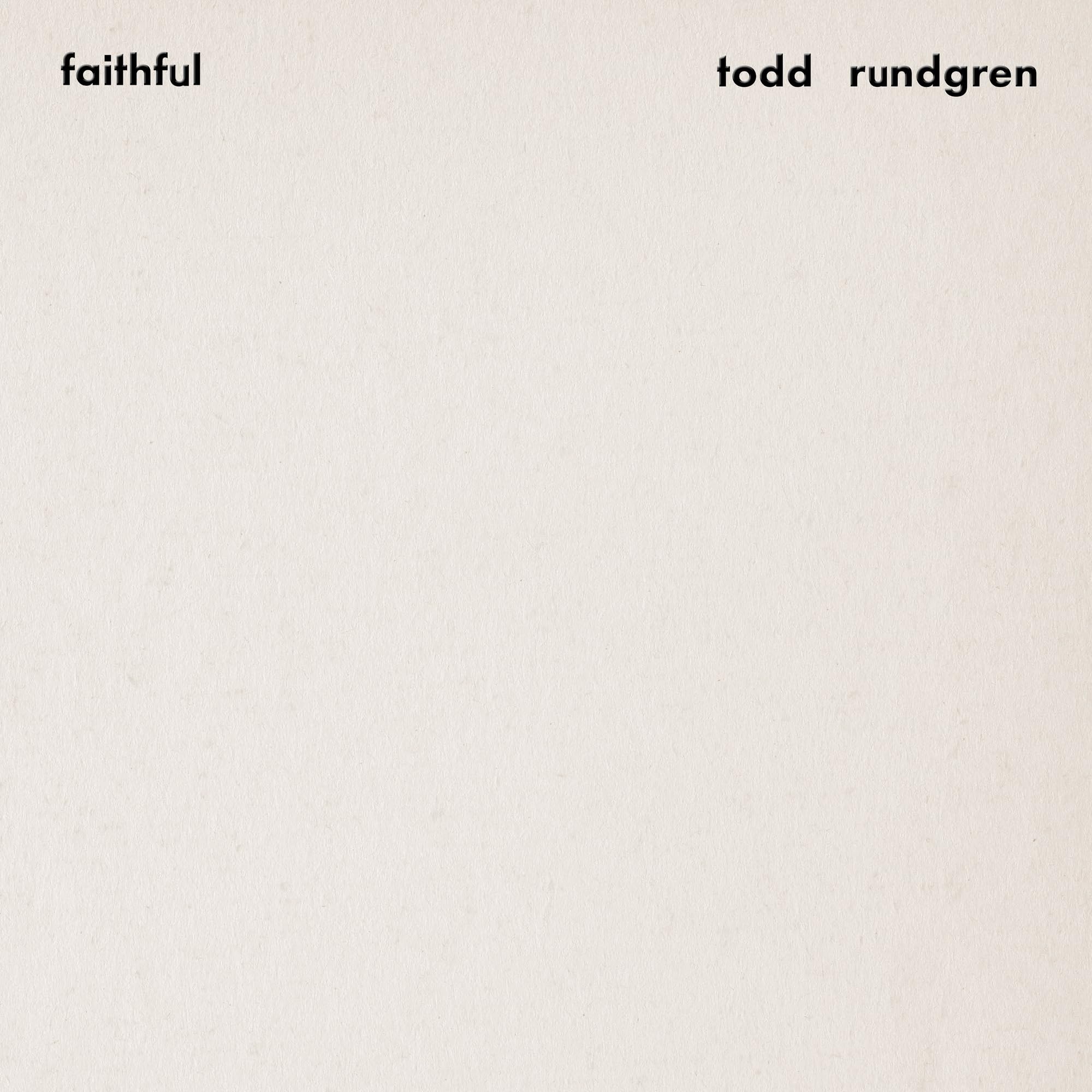 RUNDGREN, Todd - Faithful (reissue) - Vinyl (limited gatefold yellow vinyl 2xLP)