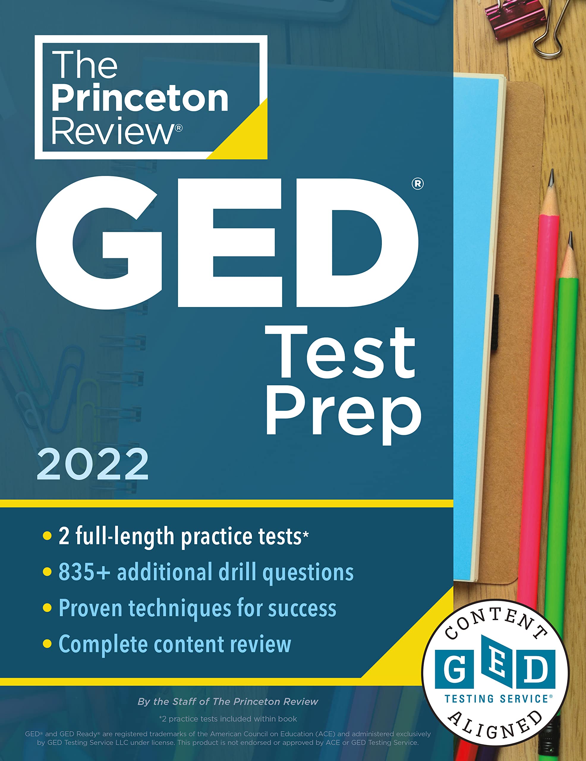 Princeton review ged test prep, 2022: practice tests + review & techniques  + online features (2022) (college test preparation) : the princeton review:  amazon.de: bücher
