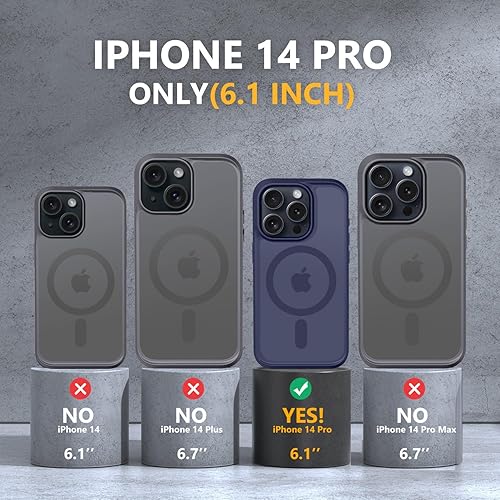 Vista 1055 de MOCCA - Funda magnética resistente para iPhone 11 de 6.1 pulgadas, compatible con MagSafe, protector de pantalla de vidrio + protector de lente