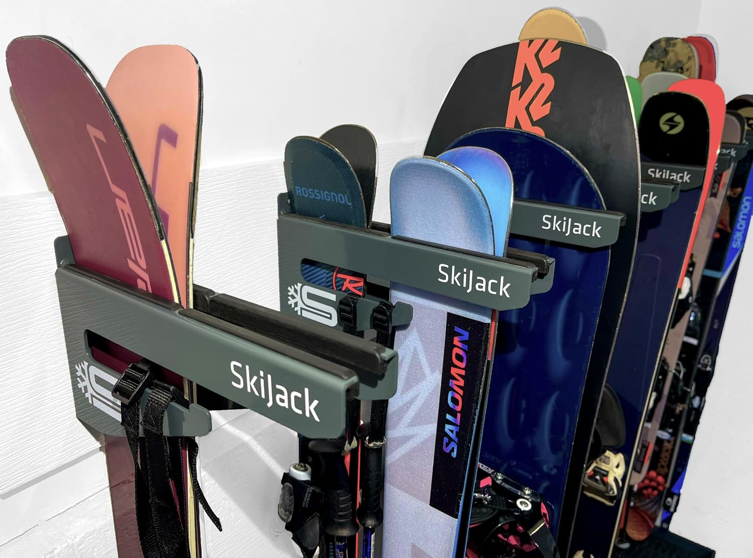 Skijack Unisex - Adult Ski Rack Wallmount