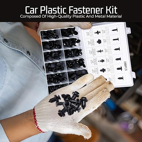 Miniatura 2 de Bolt Dropper Clips de retención de parachoques con cuentagotas atrevidos, kit de sujeción de plástico para automóvil, cuerpo automotriz, juego de