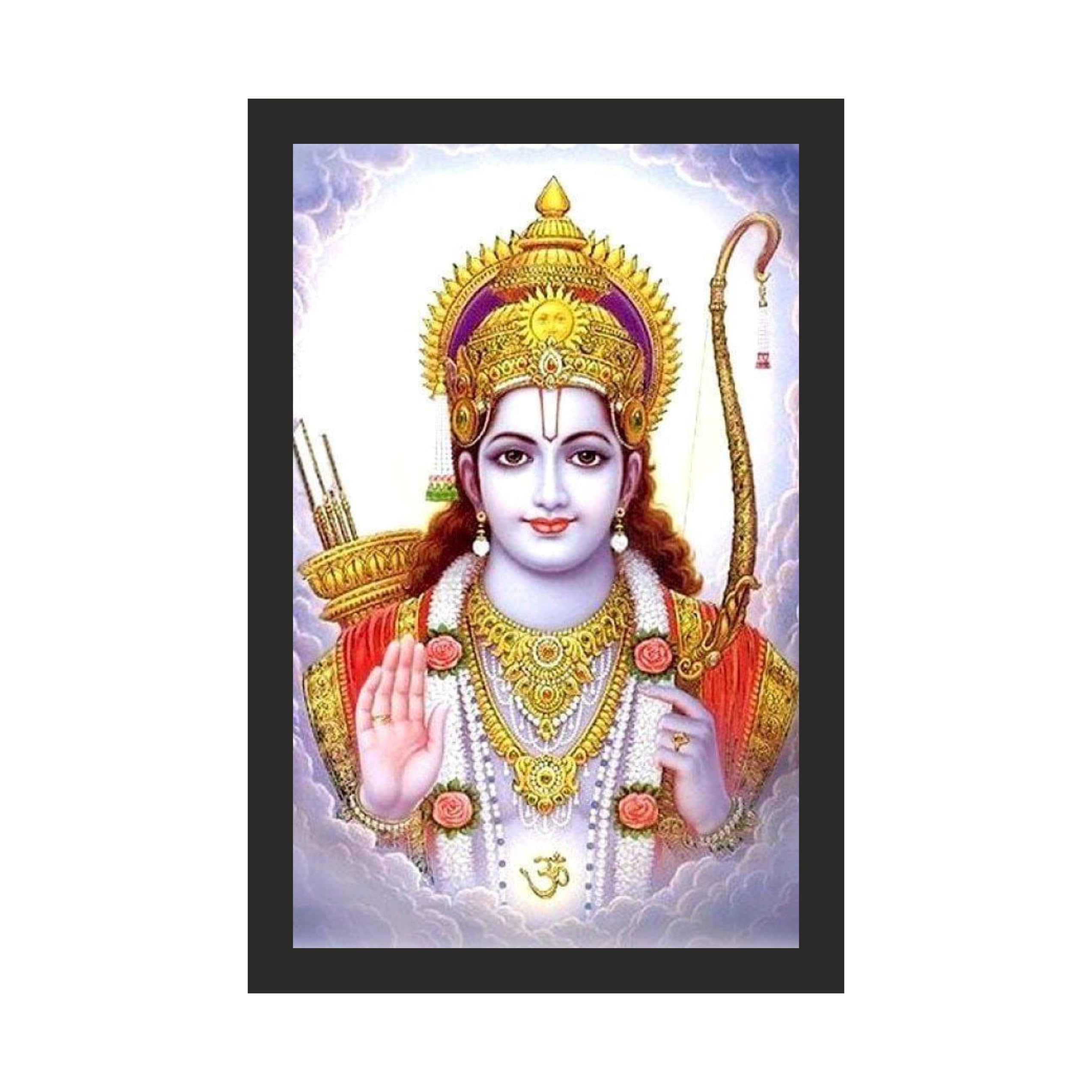 Lord Ram: A Grand Gift of Blessings, 20x30 Inches