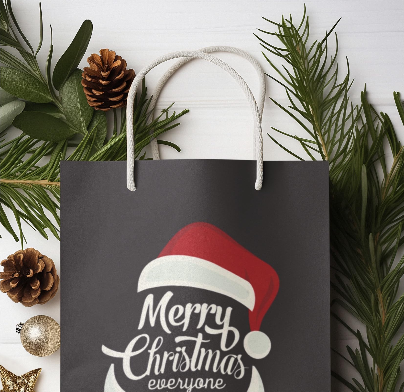 60 XXL-Geschenktaschen für Weihnachten: Weihnachtstüten ideal für Geschenkverpackungen
