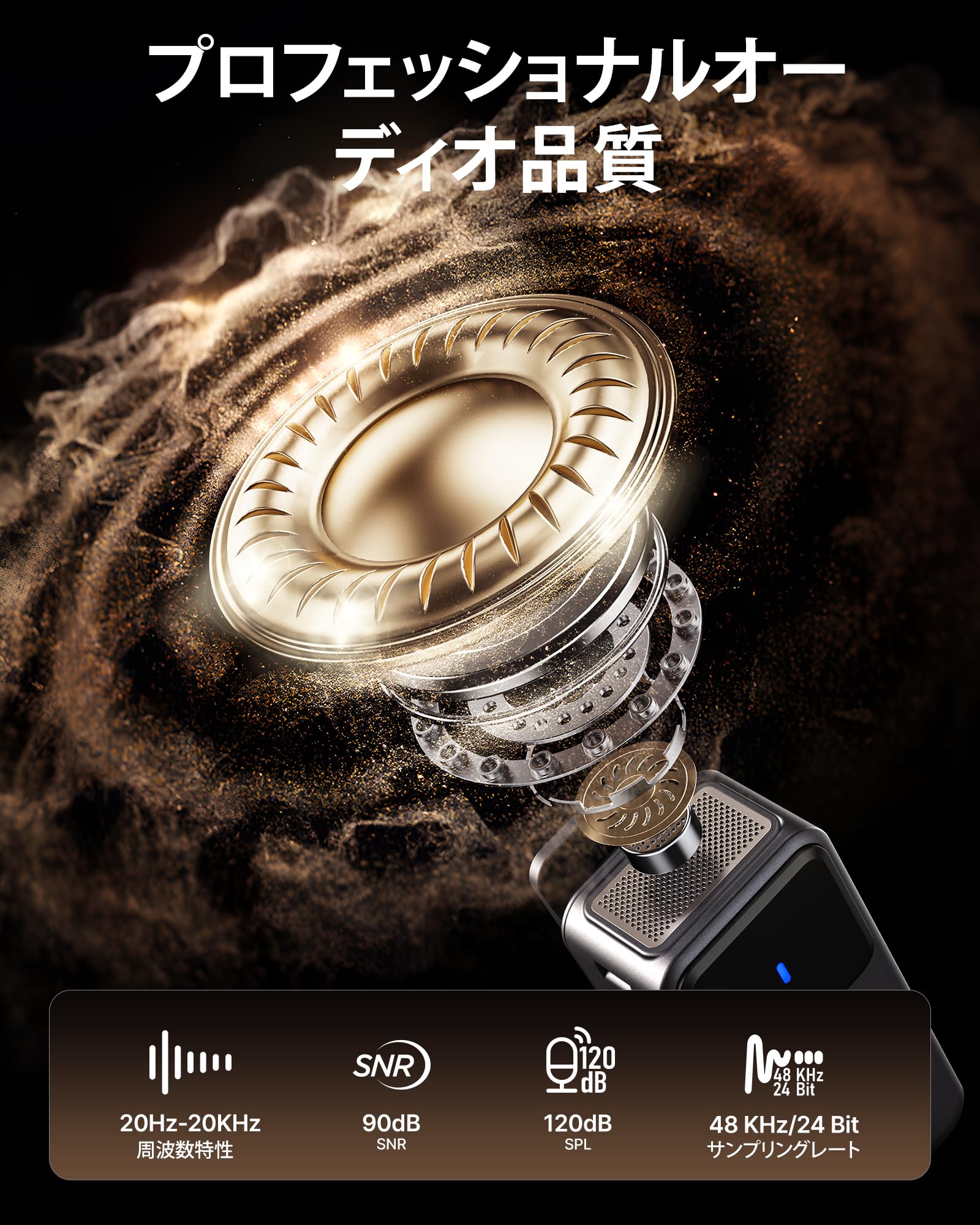 Amazon.co.jp: Saramonic Air ワイヤレスピンマイク タイプc無線
