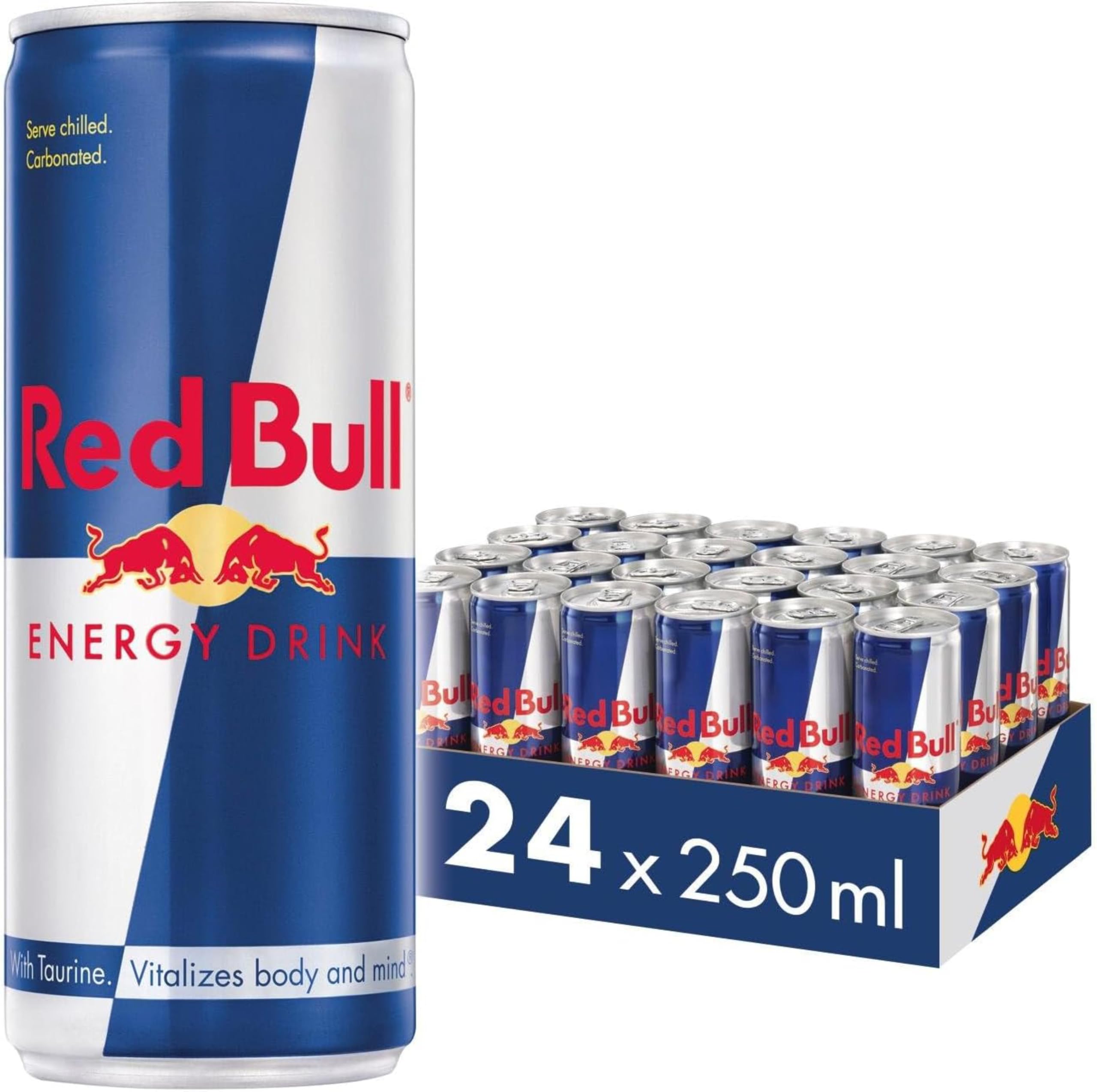 Red Bull Energy Drink Cans 250ml - Pack of 24