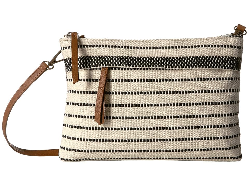 

Lucky Brand Dori Crossbody (Natural/Black) Cross Body Handbags, Beige