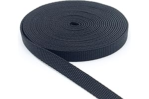 1/2 Inch Width Nylon Webbing: 5 Yards of Durable Medium Weight Strapping