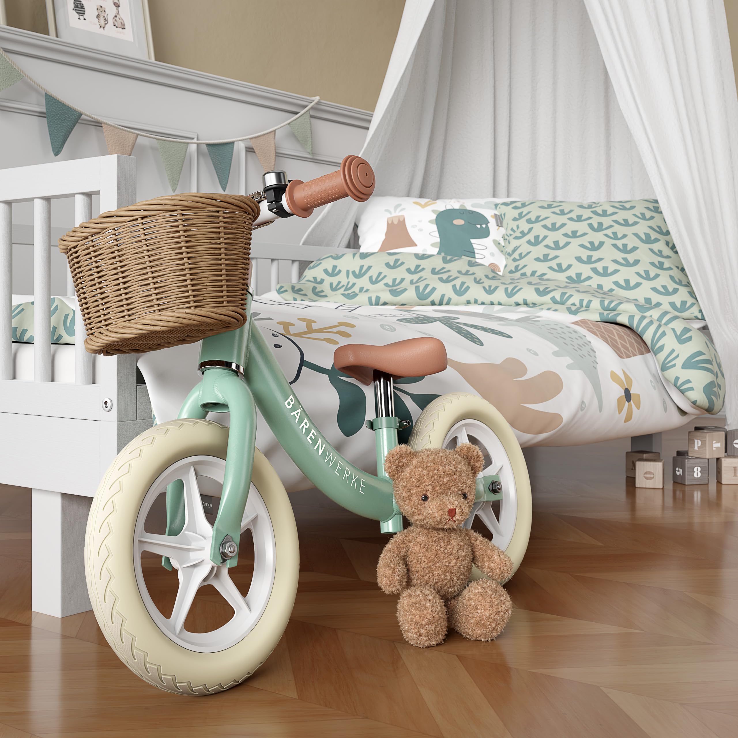 LR 200 T Kinder-Laufrad, leicht, höhenverstellbar, ergonomischer Sitz, pannensichere Räder, ab 2 bis 6 Jahre, für Mädchen & Jungen