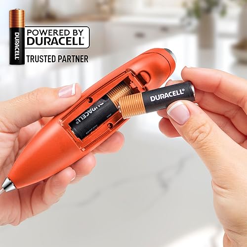 Vista 787 de Zulay Kitchen - Espumador de leche de mano con pilas AA Duracell: batidora de bebidas resistente para café, latte, capuchino y más, color aurora