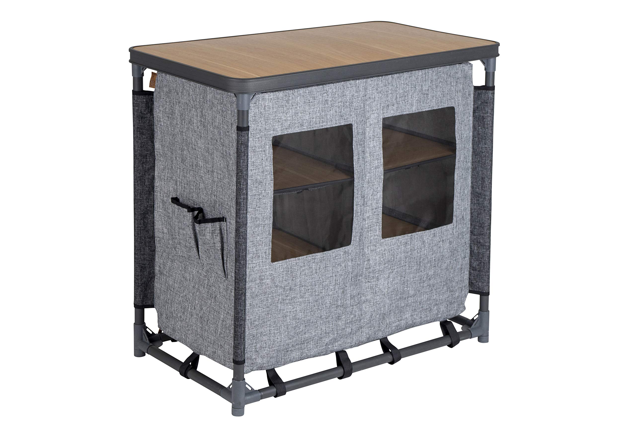 Bo-Camp Urban Outdoor Urban Outdoor Küchenschrank, Hampton-85 x 48 x 83 cm, Anthrazit