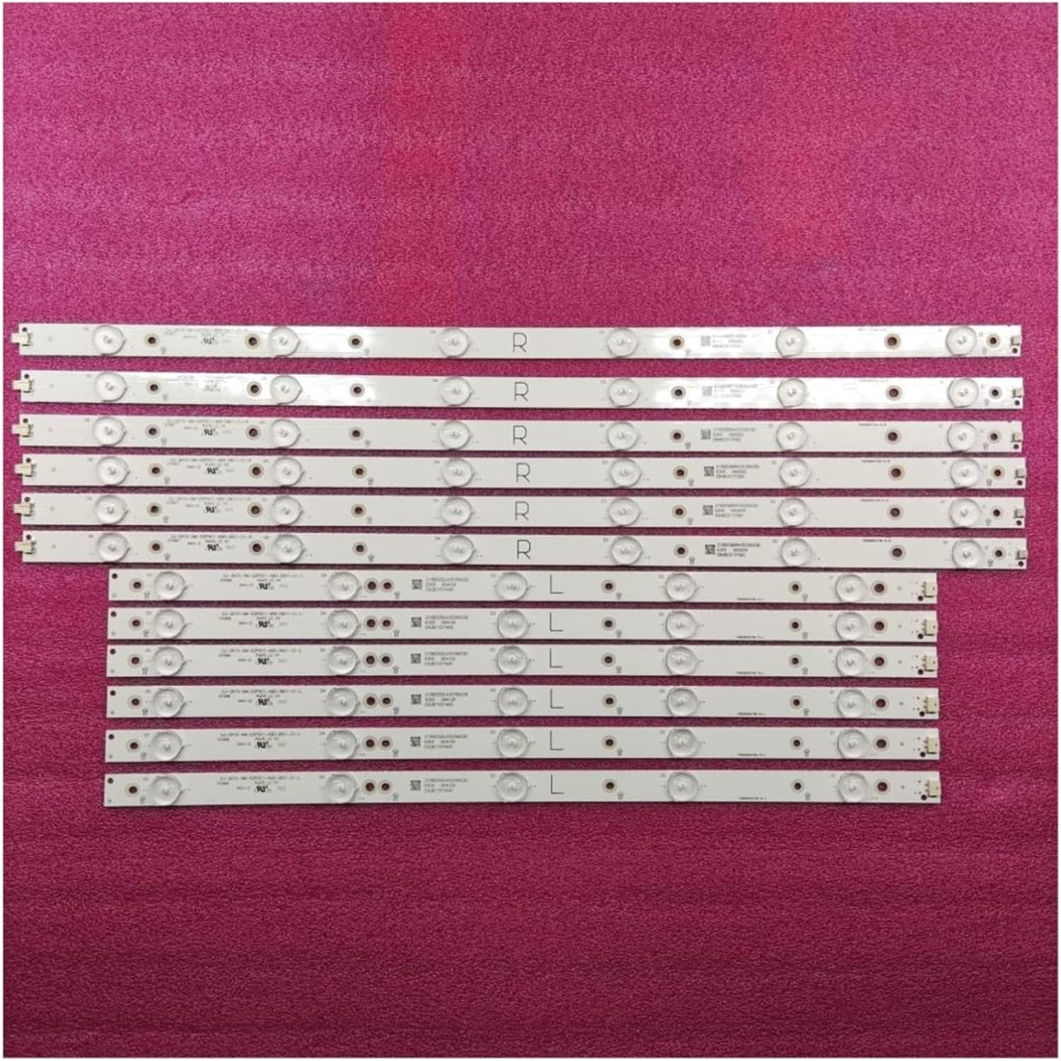 TV Replacement Parts- LED backlight GJ-2K15-XM-D2P5C1-490-D611-L R compatible with Philip 49PUF6701 49PUH4900 LBM490E0602 TPT490U2-EQYSH LBM490E0501