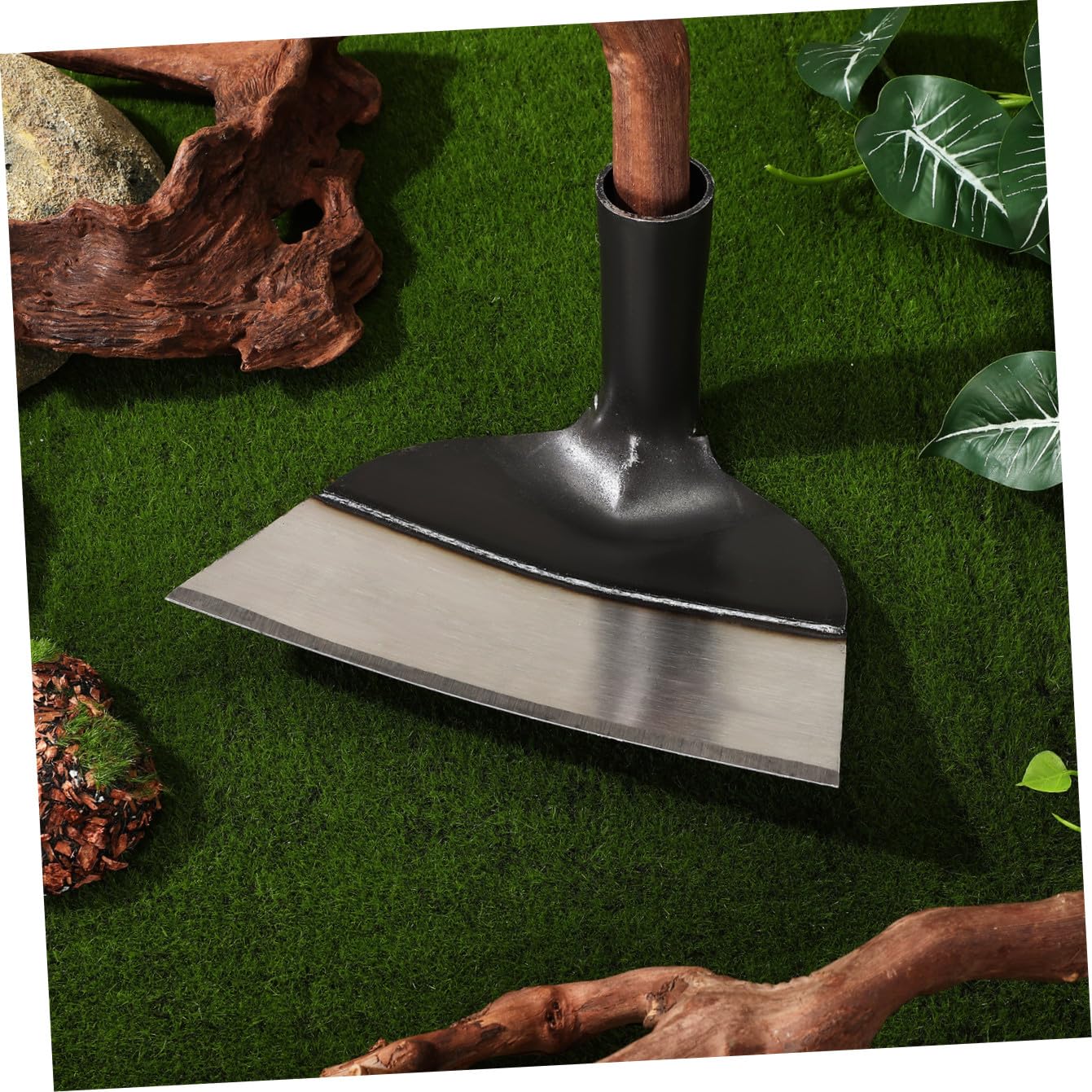 Attrezzo da Giardino senza Manico per Diserbo in Acciaio Resistente Agli Urti Utensile Funzionale Lama Durevole per Coltivatori e Giardinieri per Erbacce