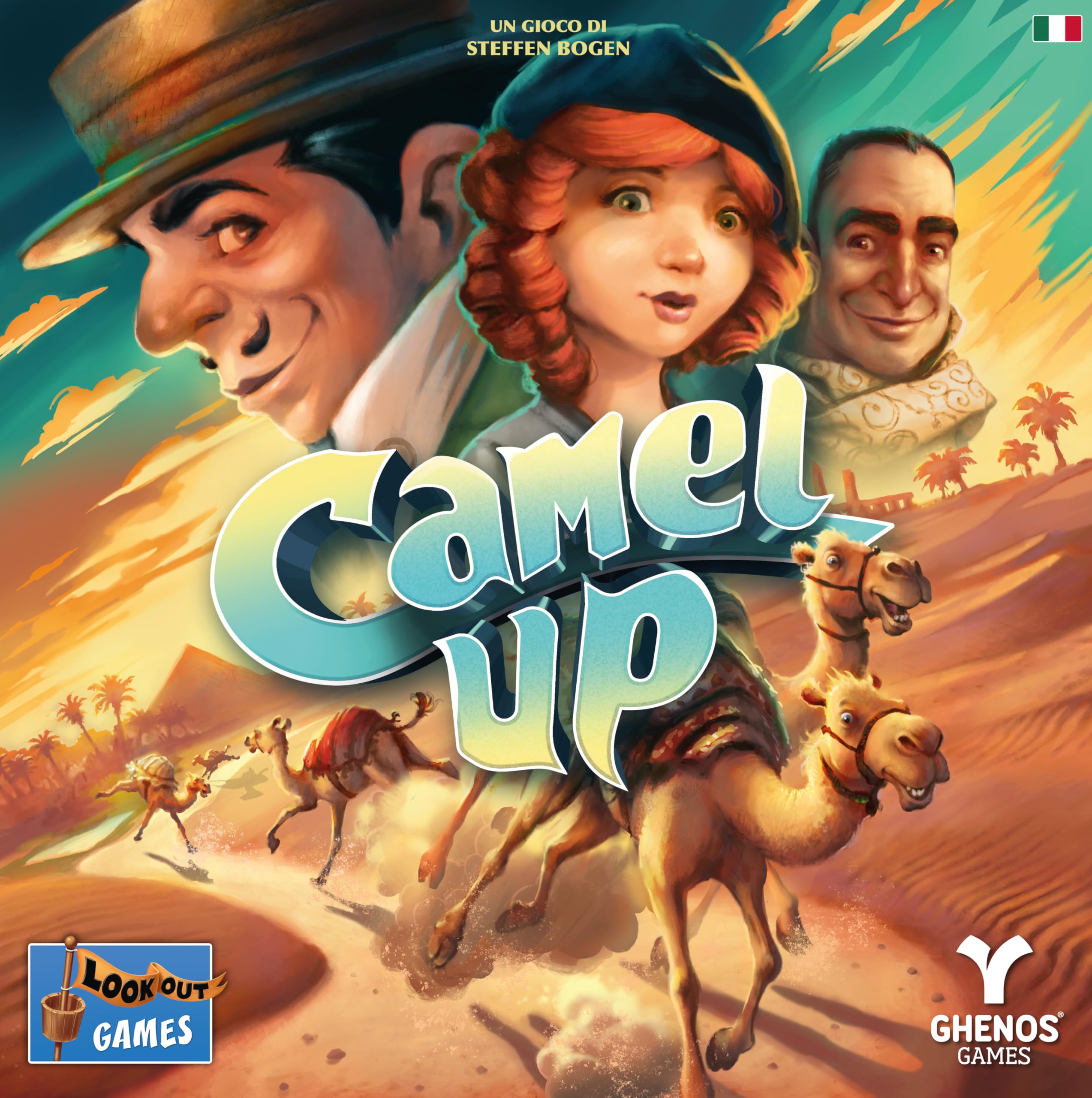 Ghenos Games Camel Up - Juego en Caja - Edición Italiana