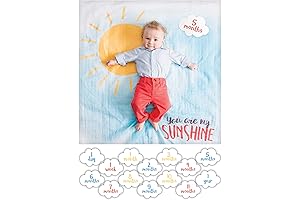 lulujo's You Are My Sunshine Baby Sun Blanket