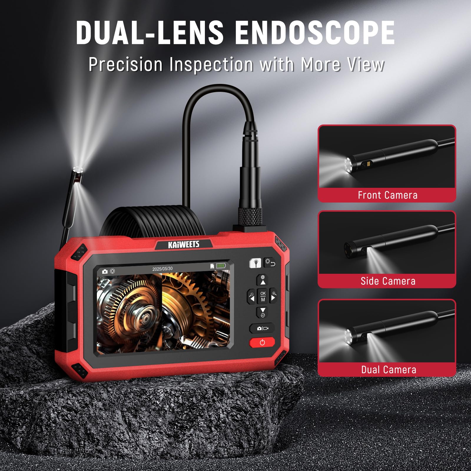 G10 Pro - Industriële Inspectiecamera - Endoscoop met Camera - 5 Meter lengte - Lange