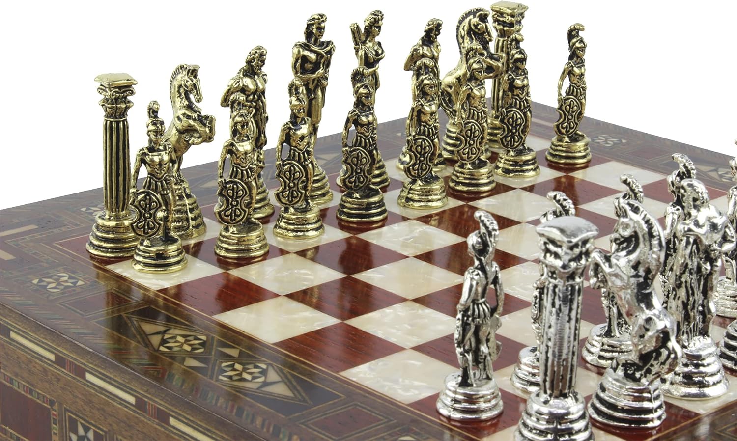 Antochia Crafts 11 Inches Custom Chess Set - Personalized Chess Set - Gift Idea for Son, Husband, Father and Anyone for Birthday, Anniversary and Any Occasion, 2 players