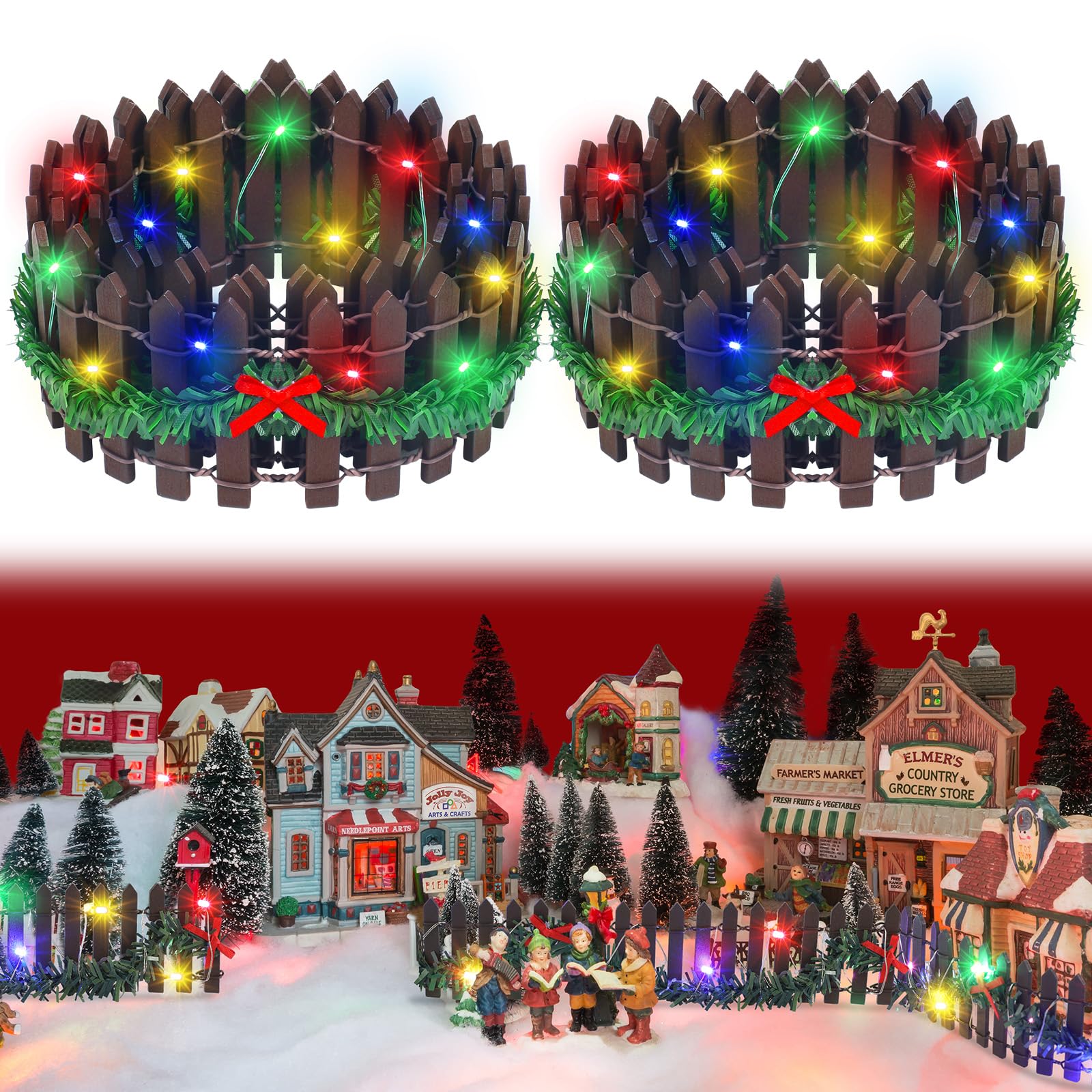 Amazon.com : Spiareal 4 Pcs 35 Inch Christmas Village Accessories