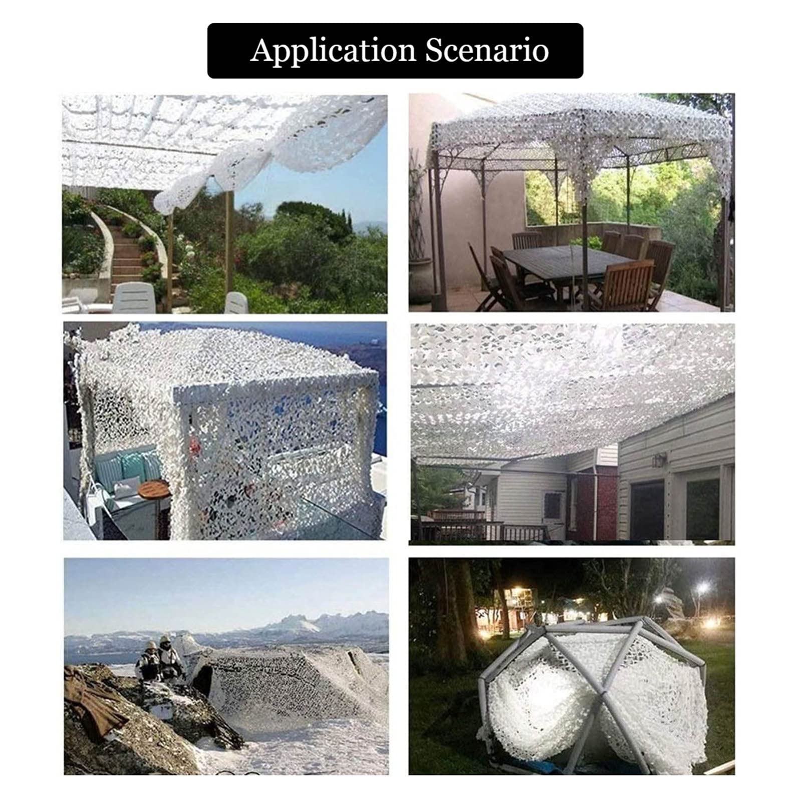 Sonnenschutz-tarn-schattennetz, Sonnensegel, Großes Roll-tarnnetz, Militärisch Verstärktes Camouflage Netz, Für Jagdschießen, Camping Im Freien, Tarndekoration,2x8m(6.6 * 26.2ft)