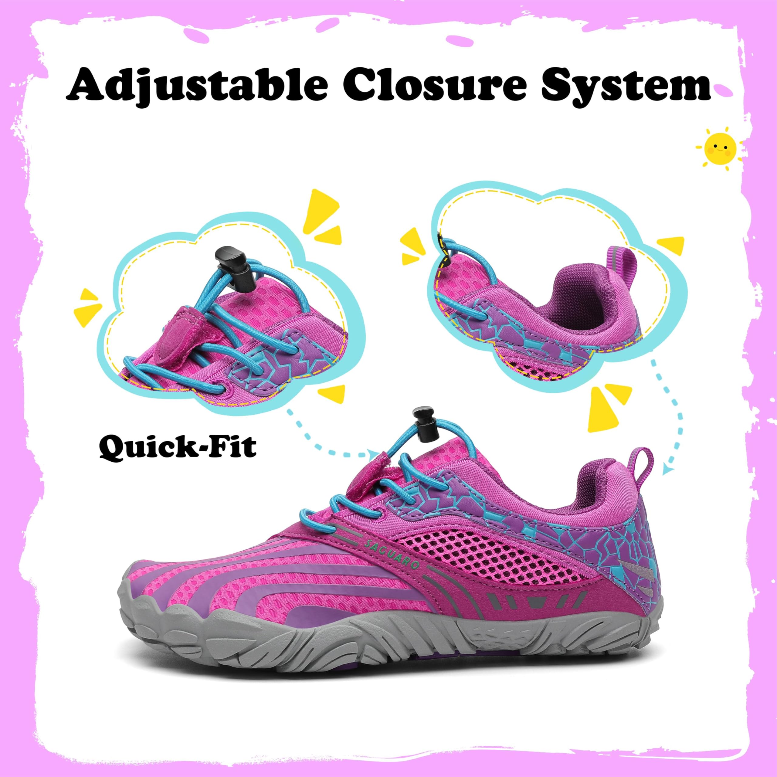 SAGUARO Niños Niña Zapatos de Agua Antideslizante Escarpines Secado Rápido 24-36 EU