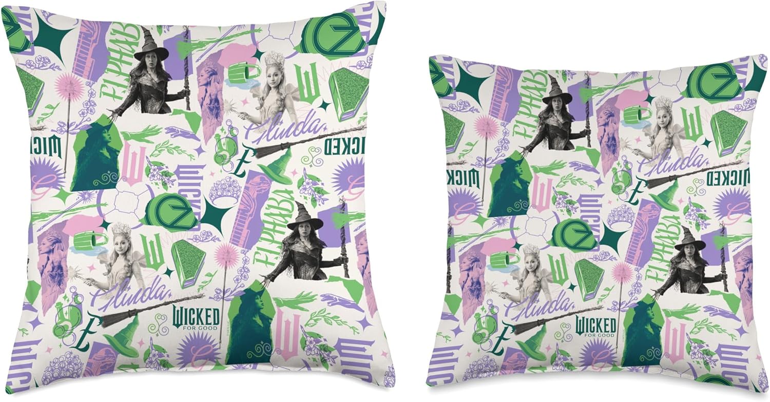 Wicked: for Good Enchanted Moments of Oz Throw Pillow