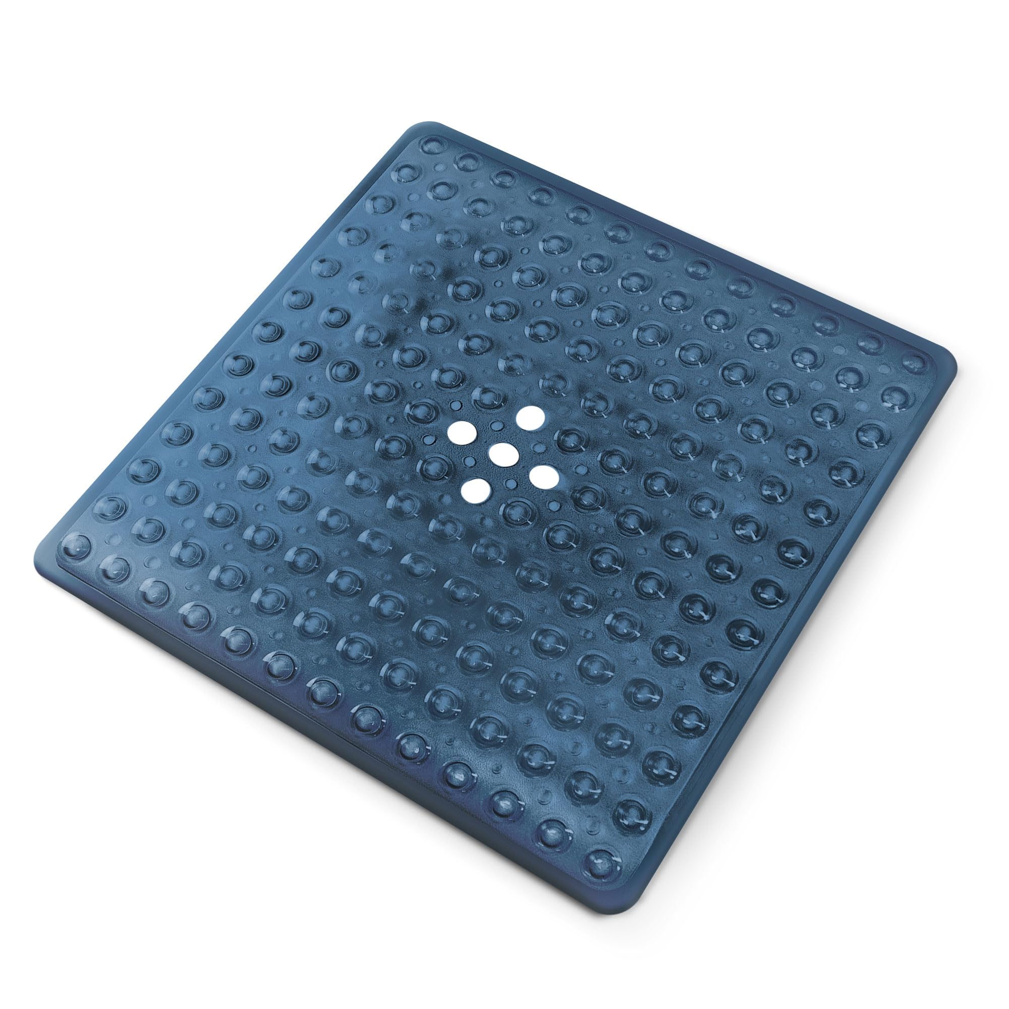 Keplin Premium Non-Slip Shower Mat, Small, Dark Blue