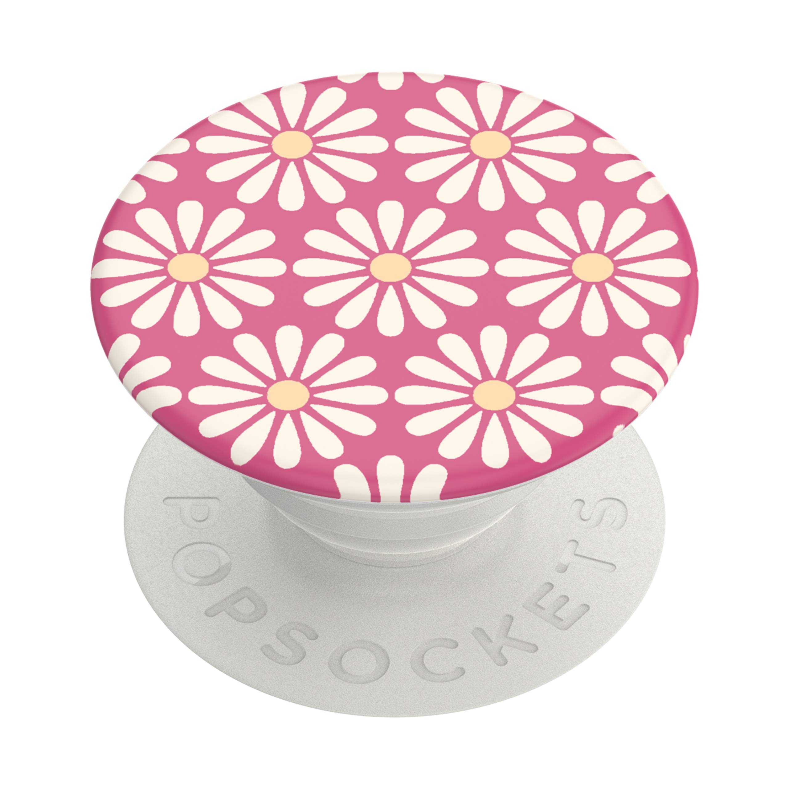 PopSockets PopGrip - Expanding Stand and Grip with Swappable Top - Daisy Mod Pink