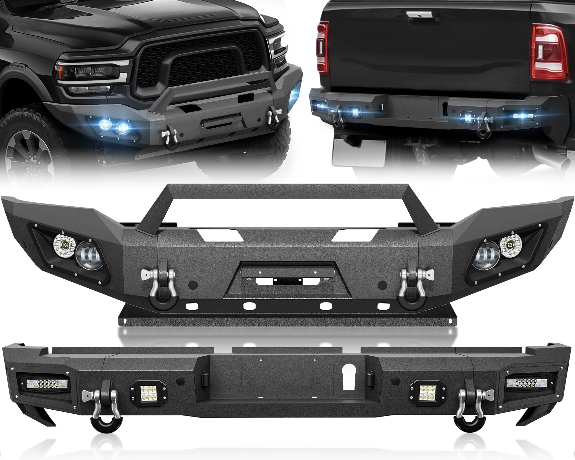 YZONA Ram 2500 3500 Bumpers