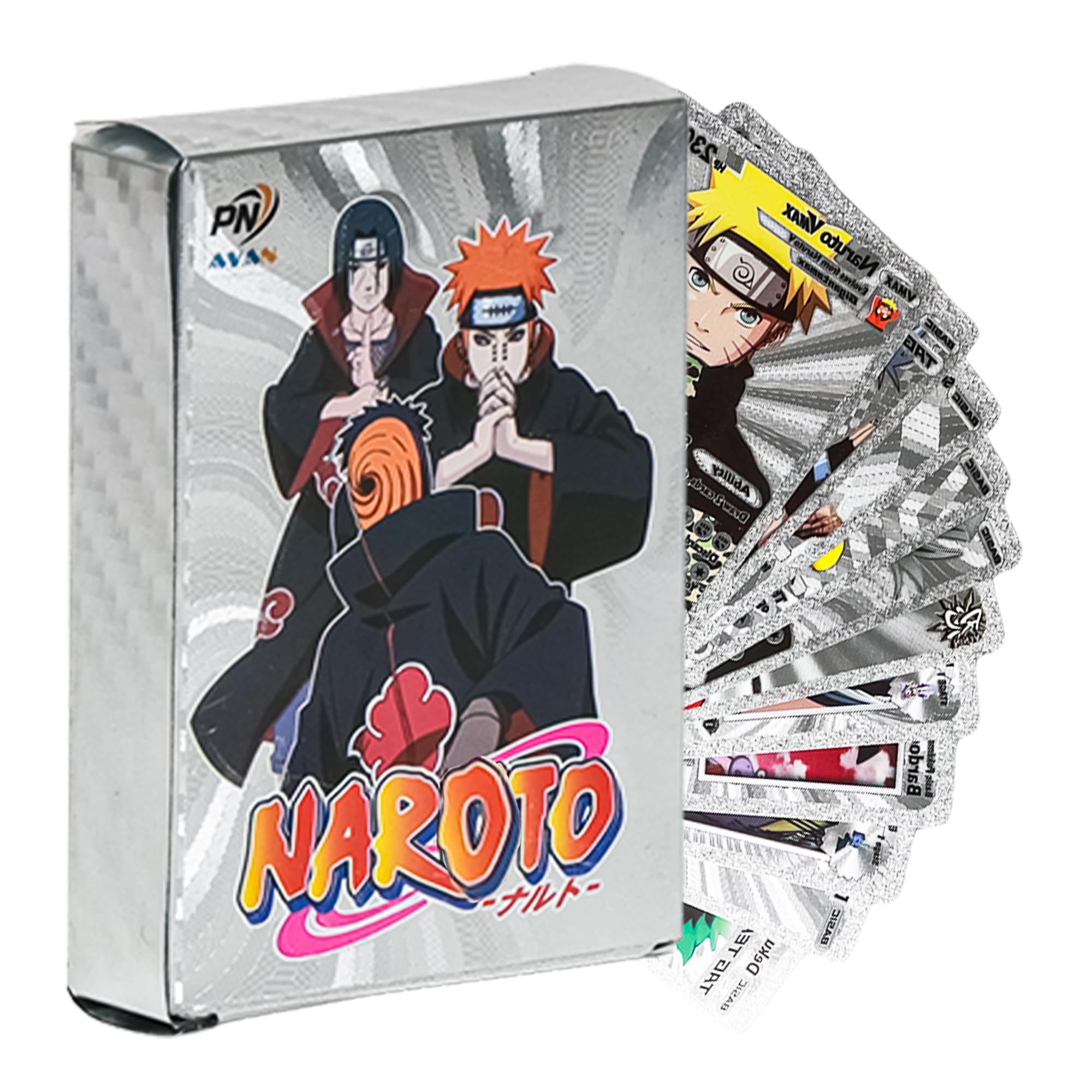 PN AVAN Naroto Card 55 Set Game Waterproof Plastic Card Set