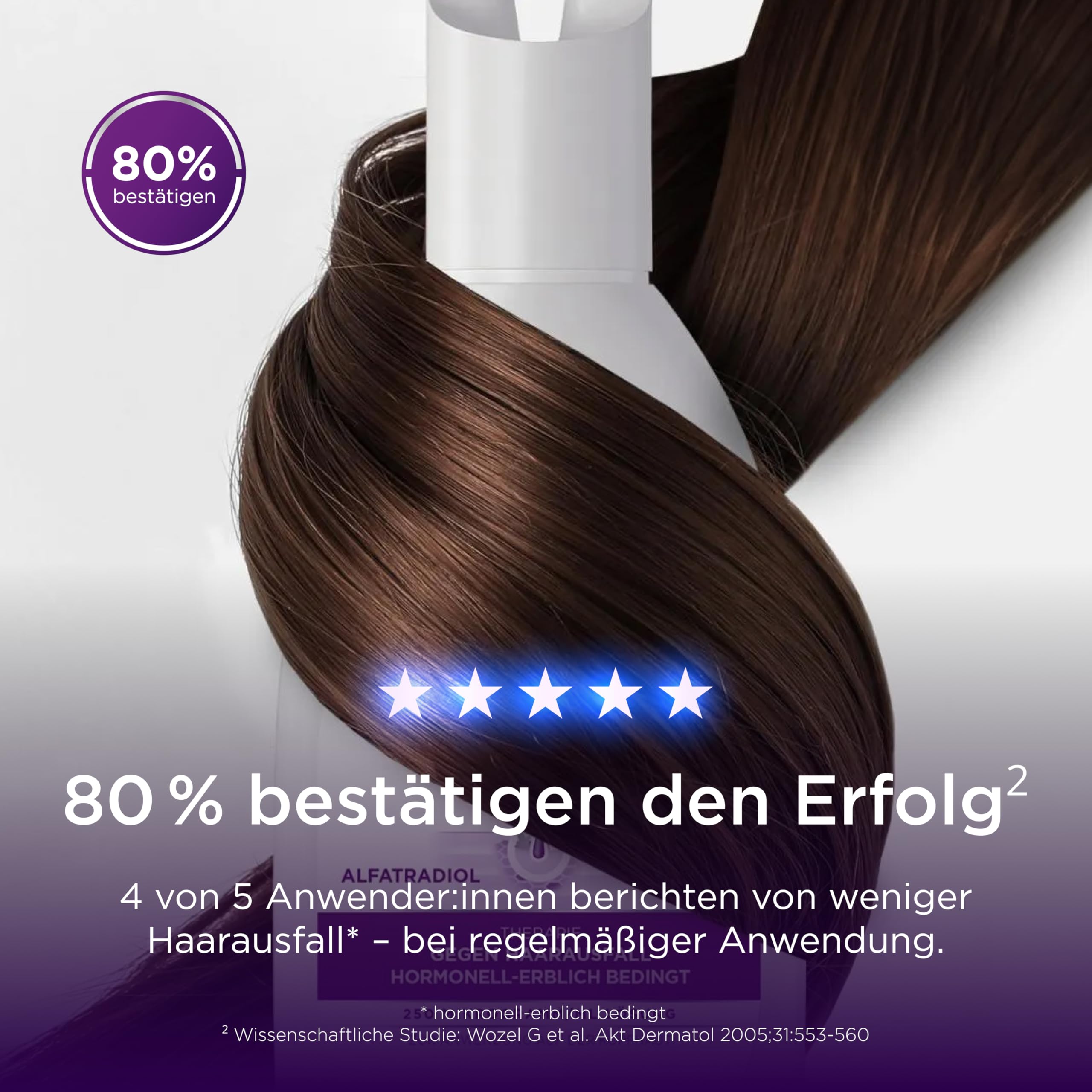 Ell Cranell, 3x200 ml Lösung bei hormonell-erblich bedingtem Haarausfall, für Männer und Frauen geeignet, zielgerichtete Wirkung gegen DHT, Vorteilspackung