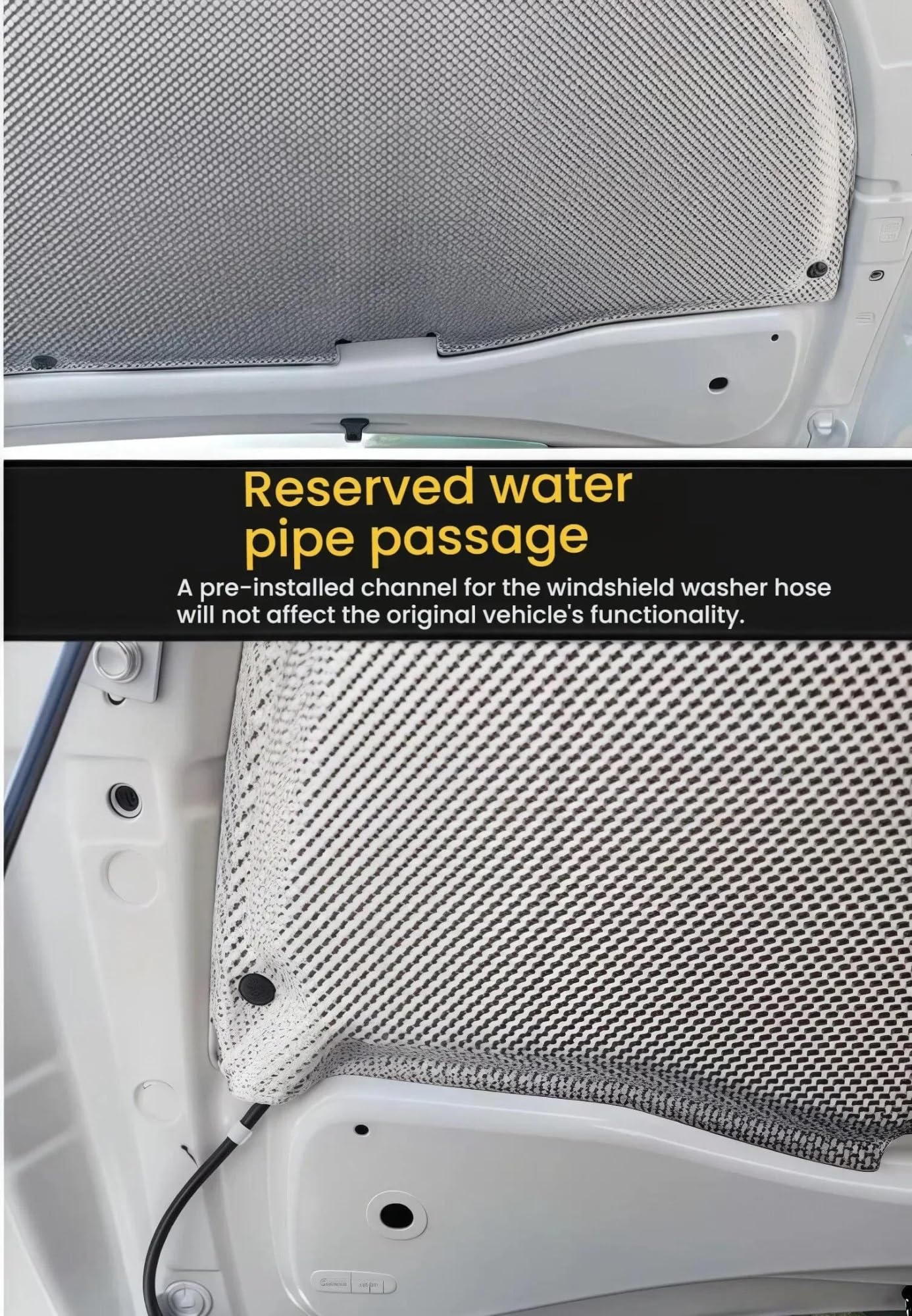 Per Toyota Per Verso EZ AR20 2009-2018 Auto Calore Suono Cotone Cofano Anteriore Motore Firewall Zerbino Pad Copertura Antirumore fonoassorbente auto Tampone fonoassorbente