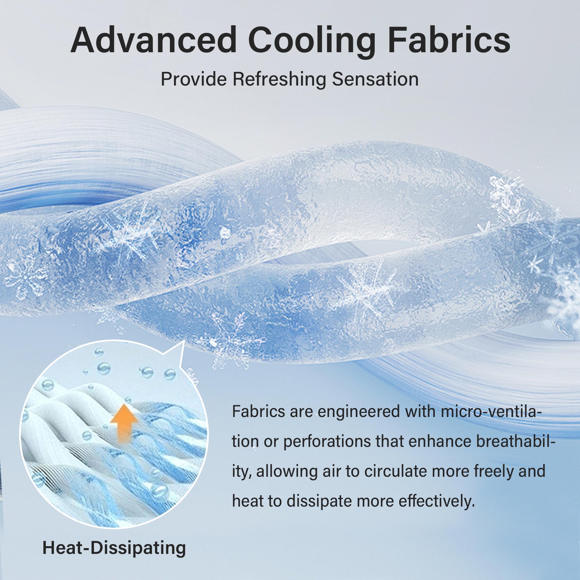 SINUOLIN Custom Size Cooling Bench Cushion Pads for Outdoor Indoor Furniture Bay Window Chair Seat Sofa Couch Swing 70D High-Resilience Upholstery Foam with Summer Cool Fabric Non-slip Straps