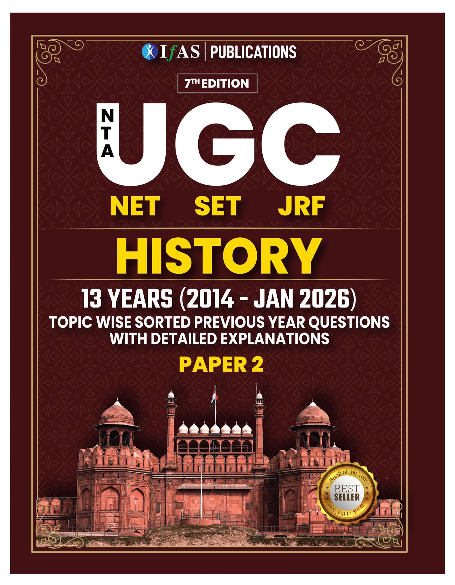 UGC NET History Paper 2 Book 2025 | Previous Year Solved Papers 14 Yea