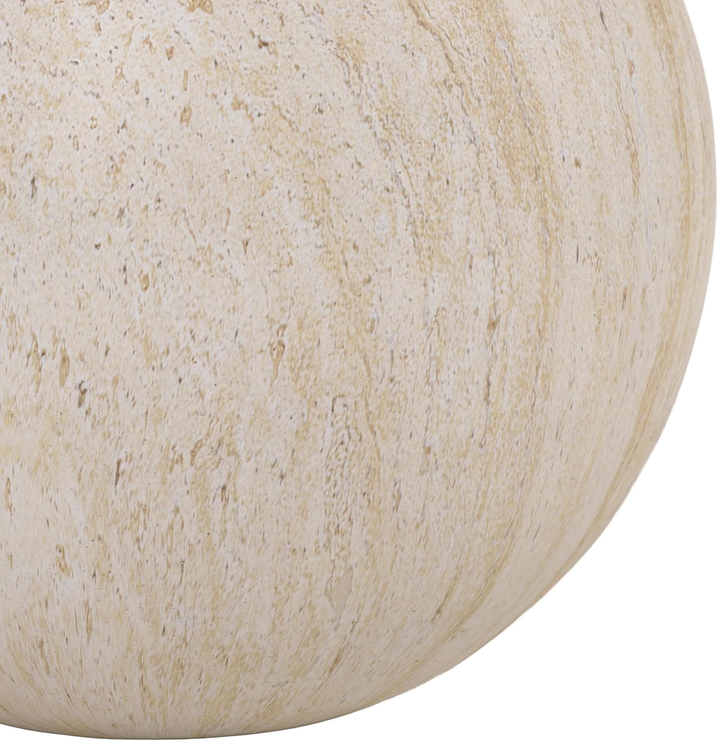 SAFAVIEH Outdoor - Tina Coffee Table - Travertine-Effect - Weather Resistant - Ideal for Deck, Patio, Backyard, 37.8" W x 37.8" D x 14.2" H (PAT6215A)