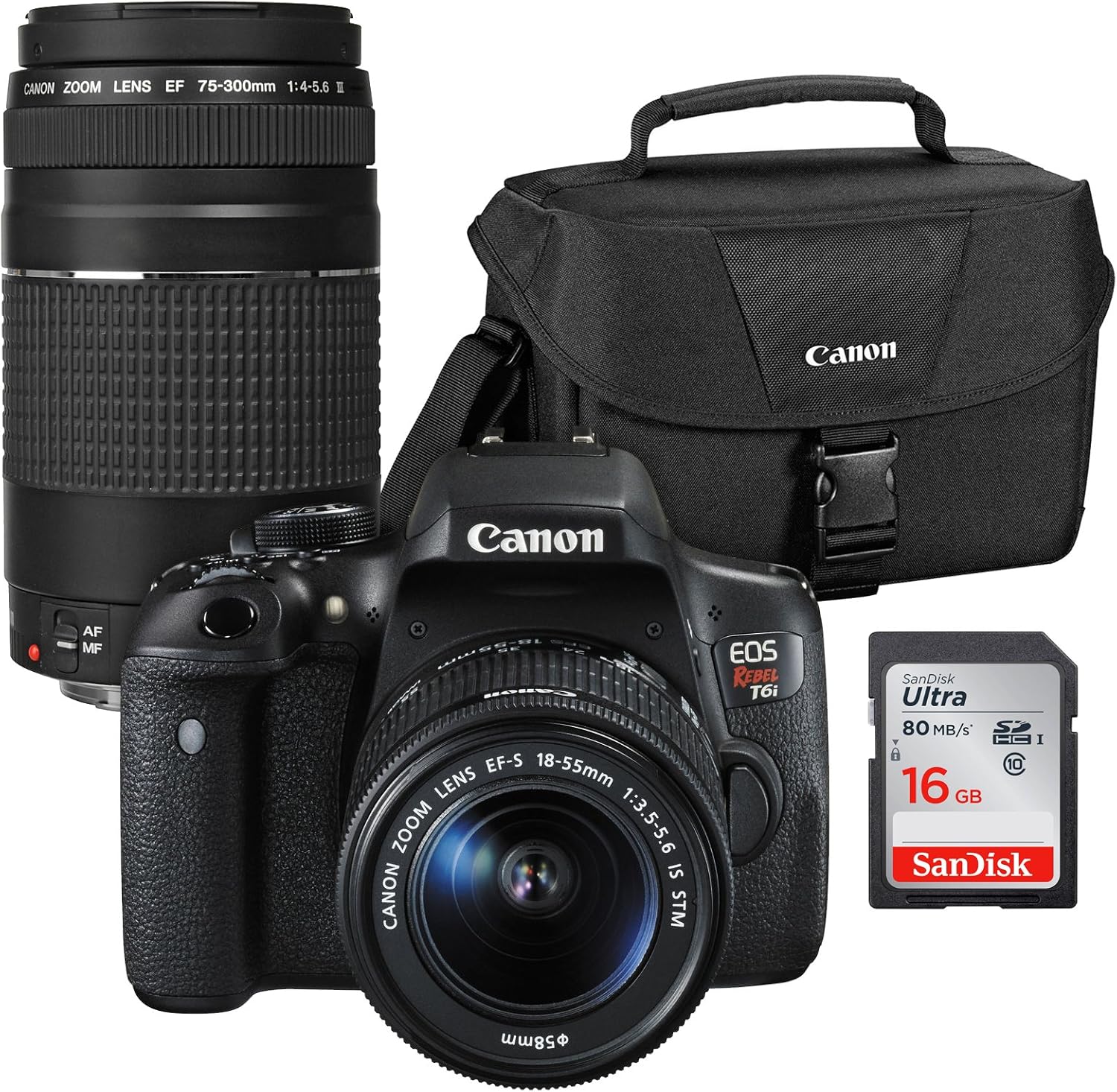 دوربین SLR دیجیتال Canon EOS Rebel T6i Wi-Fi