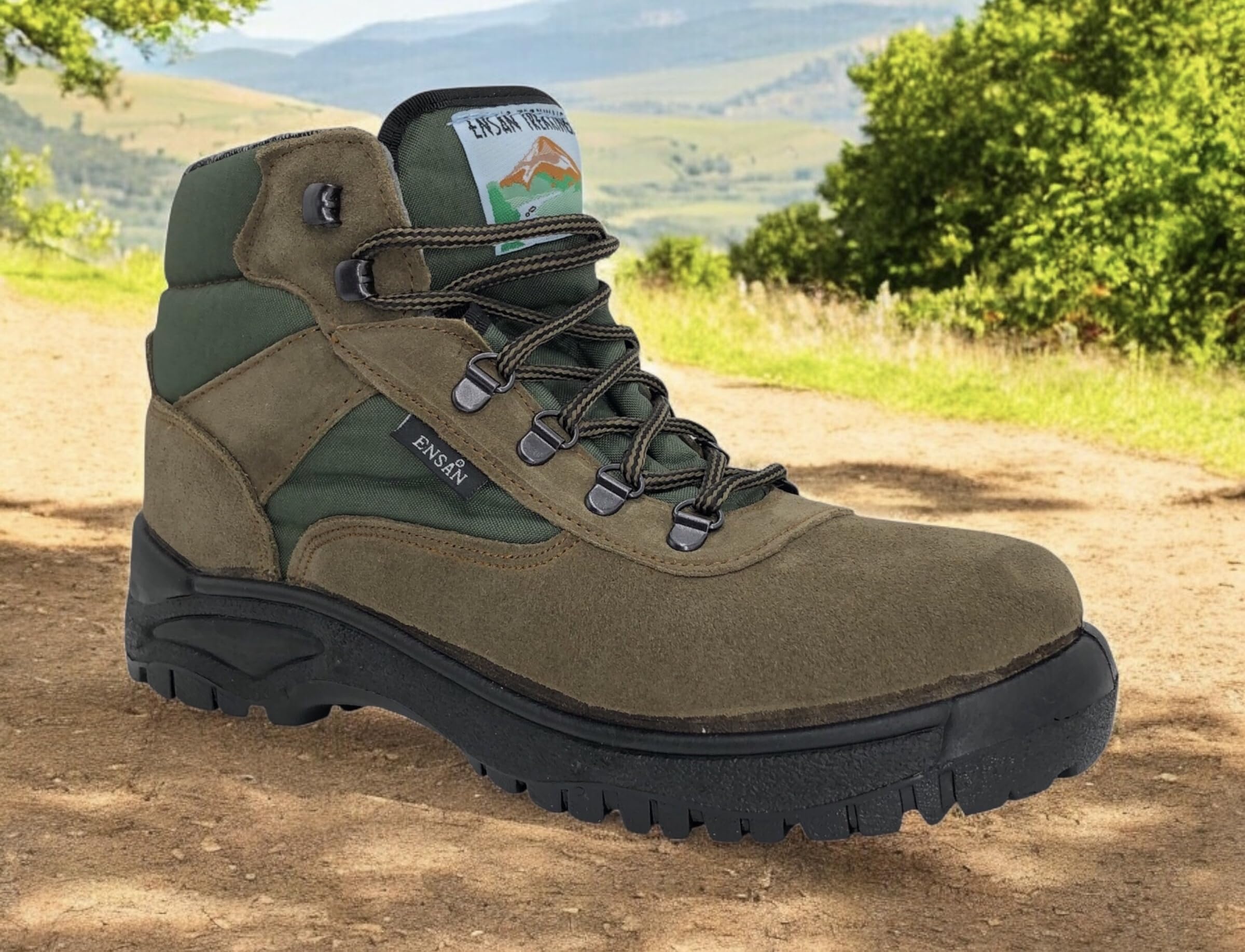 J. Ruiz calzados JR - Botas de Montaña Senderismo - Bota Trekking de Serraje - Bota Unisex - Diseñadas para Practicar Deporte al Aire Libre - Agarre 100%. Fabricado en España.