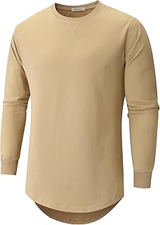 Sponsored You’re seeing this ad based on the product’s relevance to your search query.Learn more about this advertisement VEIISAR Men's Thick Crew Neck Coat T-Shirt with Men's 100 Cotton Heavy Duty Preshrunk Longline Shirt