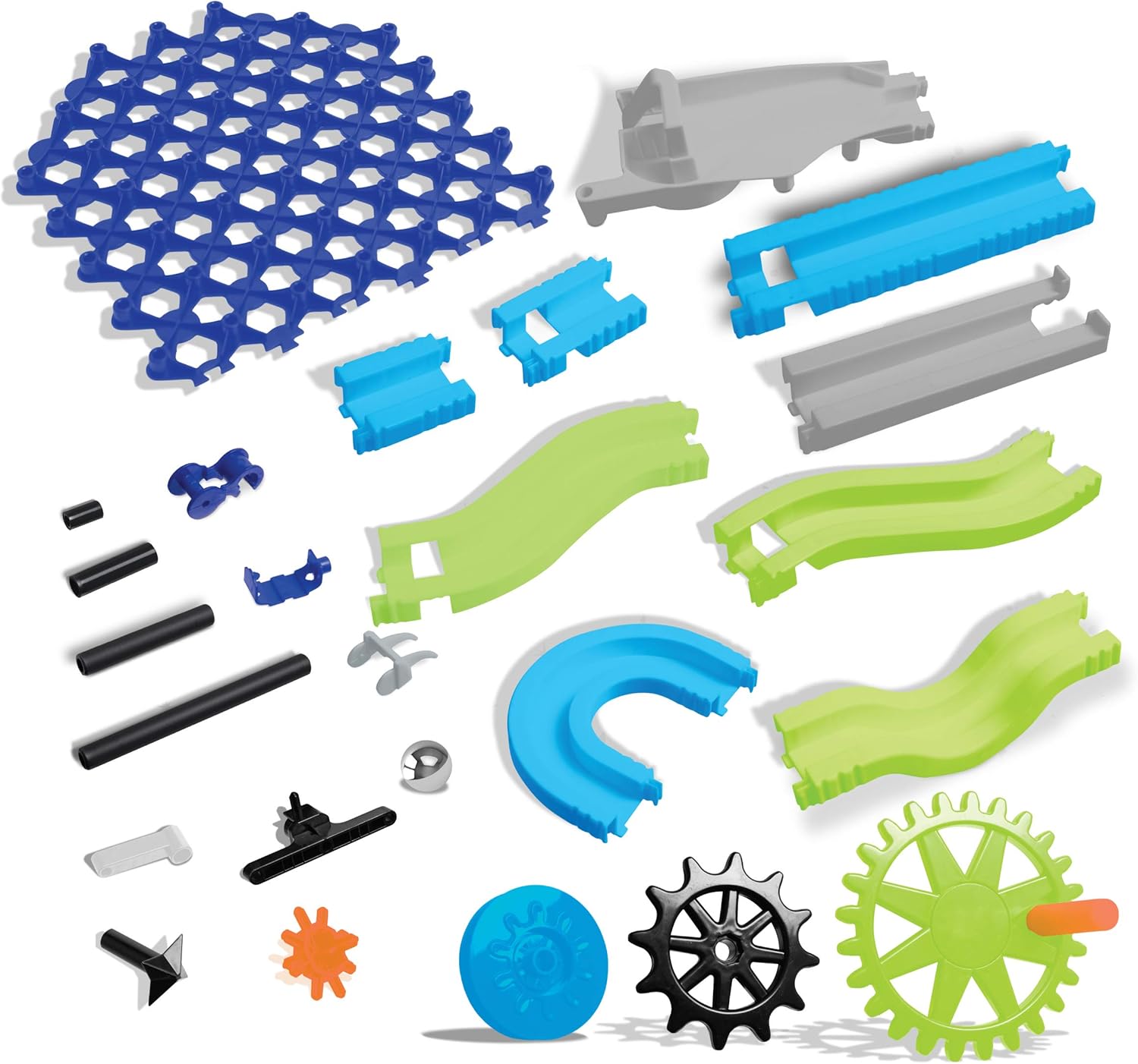 Discovery #MINDBLOWN 321-Piece Marble Run Construction and Building Kit for Kids