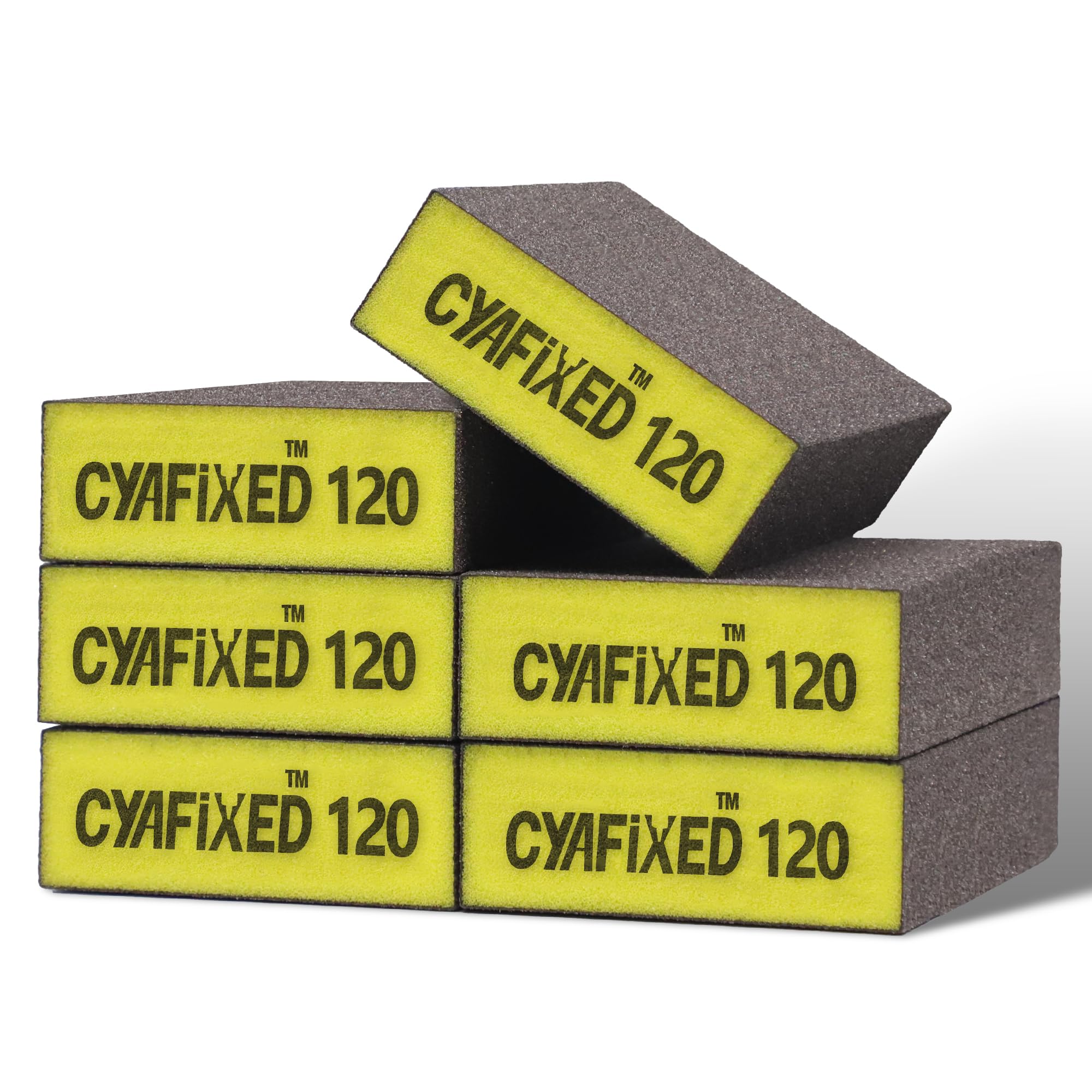 10-Piece Sanding Sponge Assortment - 40 To 220 Grit Wet/Dry Sanding Blocks For Wood, Metal & Drywall