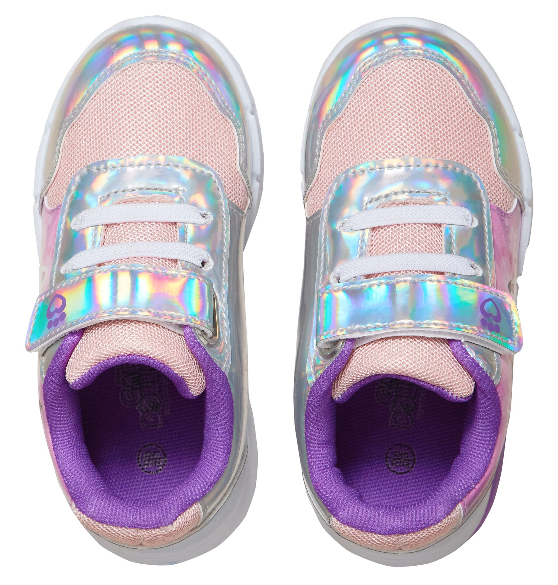 Gabby's Dollhouse Scarpe da ginnastica luminose per ragazze, facili da allacciare, con luci LED lampeggianti, Multi, 30 EU