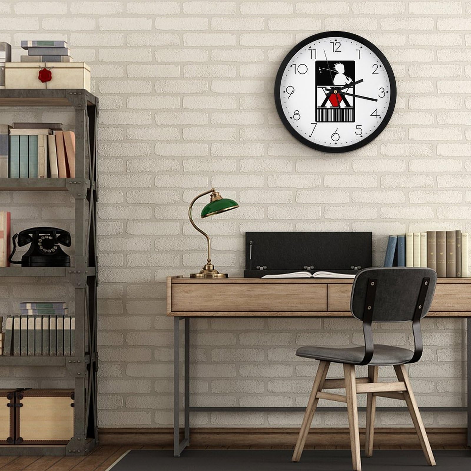 Amazon.co.jp: 掛け時計 ハンターハンター キルア 時計 置き時計