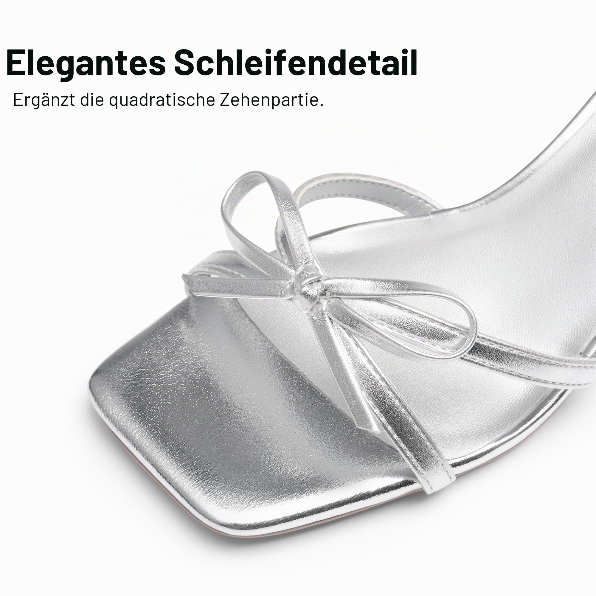 DREAM PAIRS Damen-Absatzschuhe mit Schleife