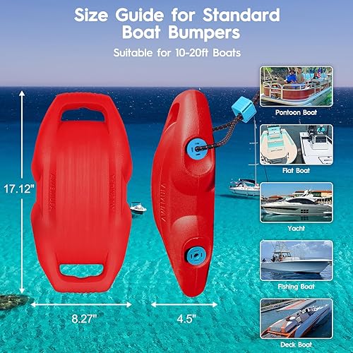 Vista 24 de Guardabarros de barco fácil de instalar para acoplamiento, guardabarros ideal para pontón, bajo, moto acuática y barcos de pesca Gris