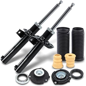 ATEC Germany 2x Gas Pressure Shock Absorber Front Suspension Strut Two Tube