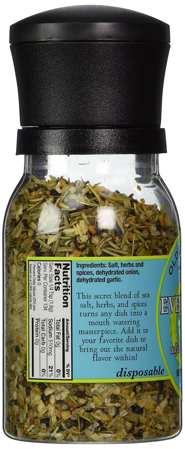 Olde Thompson Everything Salt 7.6oz Grinder (Pack of 3)