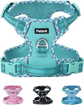 Petank Dog Harness Small Sized Dog, Puppy Harness Small Size Dog for Dog Training Walking, No Pull Dog Harness for Small Dogs, Small Dog Harness Green, S