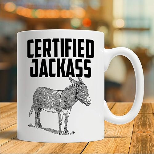 N Regalo Jackass, taza de café Jackass