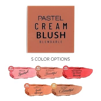 Amazon.com : Pastel Cream Blush 44 |Light Peach | Fresh