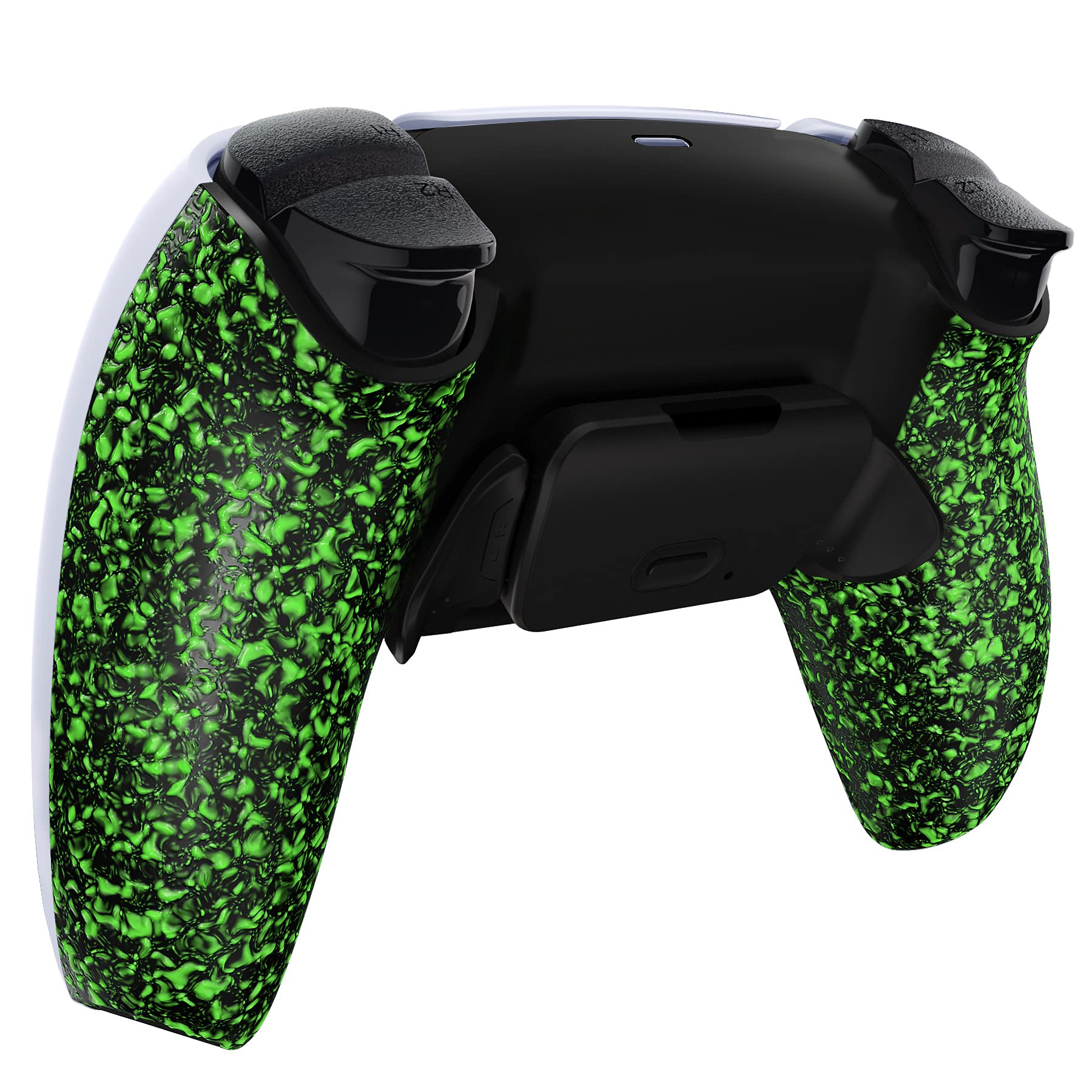 eXtremeRate Rise 2.0 Remap Kit Programmabile per ps5 Controller BDM-010/020,Palette Back Button Cover Posteriore per ps5 Joystick,2 Tasti Aggiuntivi per Joypad-Verde Antiscivolo