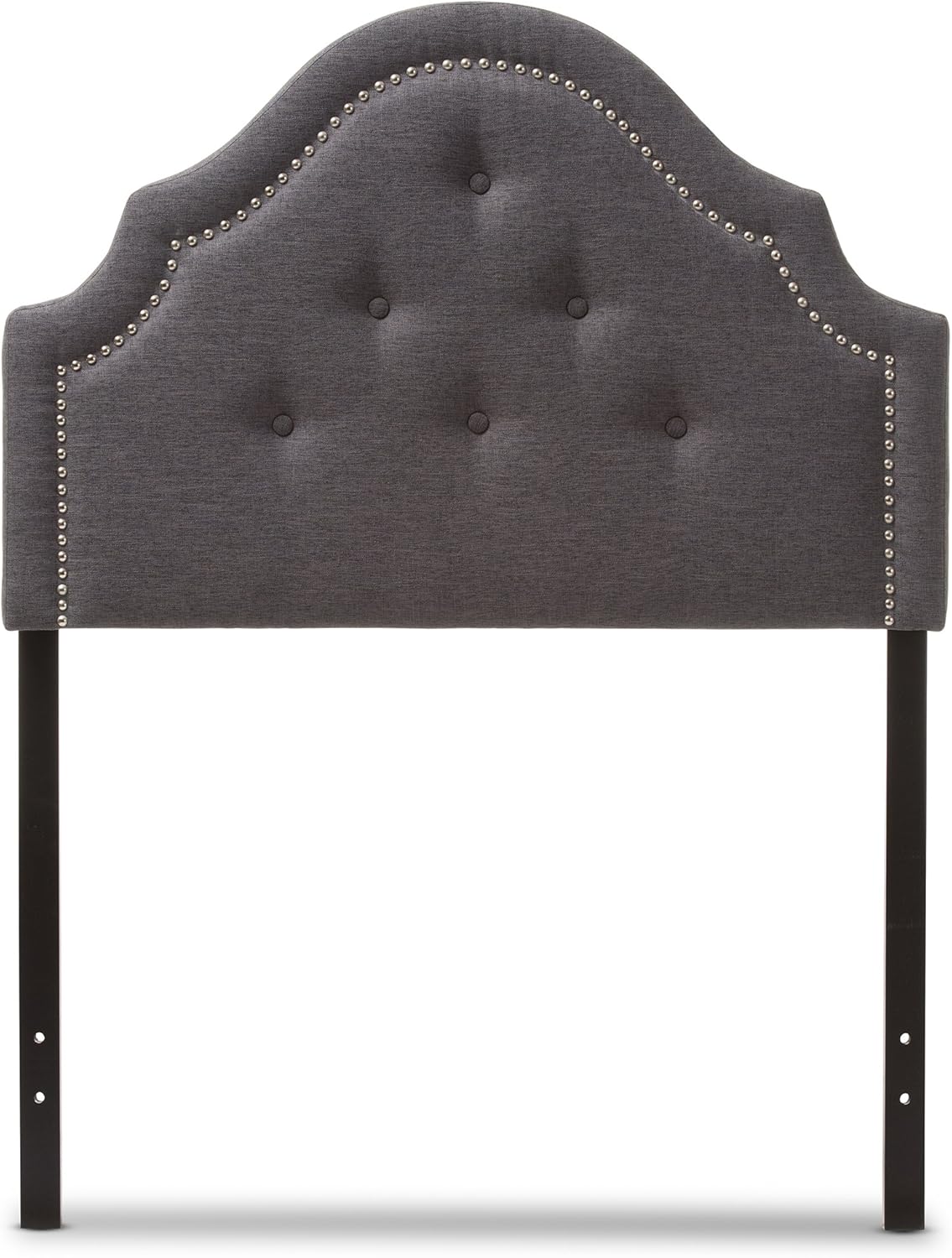 Baxton Studio Cora Modern and Contemporary Greyish Beige Fabric Upholstered Twin Size Headboard