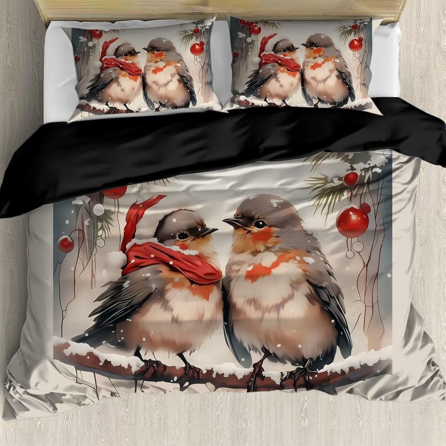 Queen Size Duvet Cover Sets Cavalier King Charles Spaniel Dog Quilt Cover Duvet Cover White Puppy Dog Comforter Covers with 2 Pillowcases for Childrens and Adults (88"x88")
